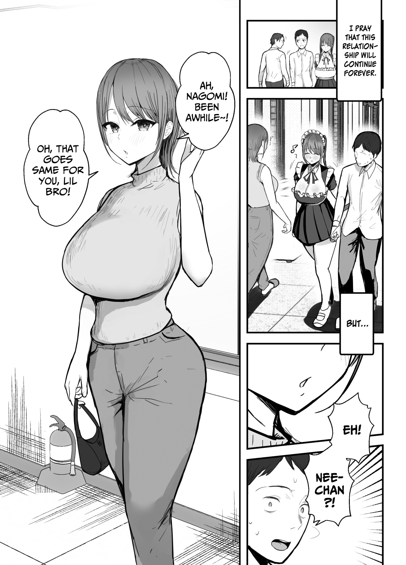 Hentai Manga Comic-My busty niece, a high school girl who lives with me, is a maid at the school festival and gives me sweet sex to soothe me, an office worker.-Read-26